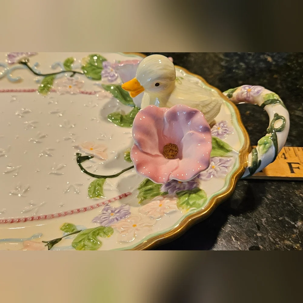 Springtime Collection 2001 Platter Plate. NIB! - Picture 8 of 17